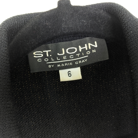 ST. JOHN COLLECTION MARIE GRAY Santana Knit Jacket - Picture 6 of 7
